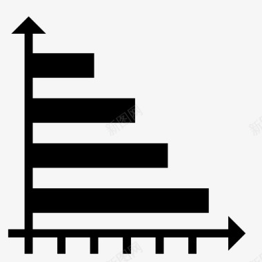 水平分析条形图图标