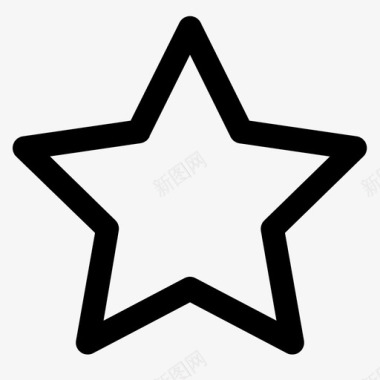 星星装饰元素图标
