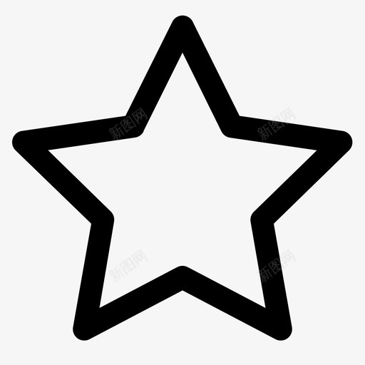 星星装饰元素svg_新图网 https://ixintu.com 星星 装饰 元素 形状 符号 必备