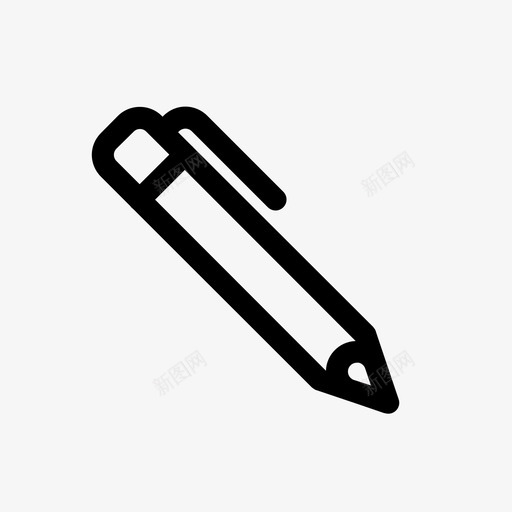 钢笔铅笔教材svg_新图网 https://ixintu.com 写字 钢笔 铅笔 教材 线条