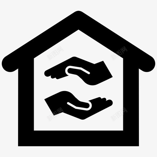 家庭保险护理抵押svg_新图网 https://ixintu.com 家庭 保险 房地产 护理 抵押 保护