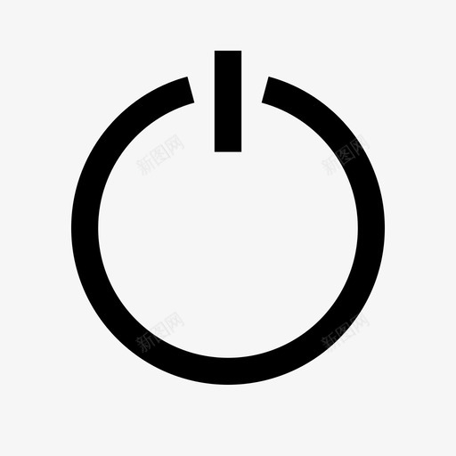 关机离开svg_新图网 https://ixintu.com 关机 离开