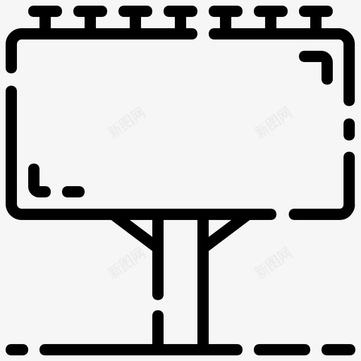 广告牌横幅招牌svg_新图网 https://ixintu.com 广告牌 横幅 招牌 流行 大纲 第卷