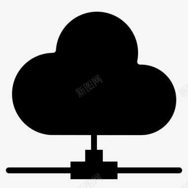 云共享数据互联网图标