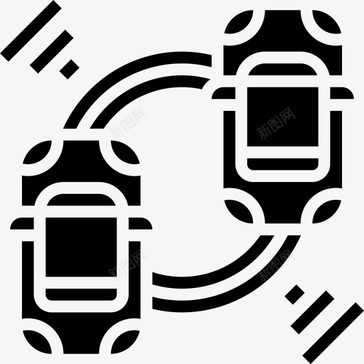 避碰系统技术svg_新图网 https://ixintu.com 避碰 自动 驾驶 系统 技术 车辆 汽车 字形