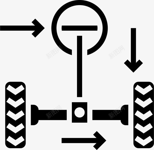 转向汽车控制svg_新图网 https://ixintu.com 转向 汽车 控制 驱动 系统 汽车保养 图示