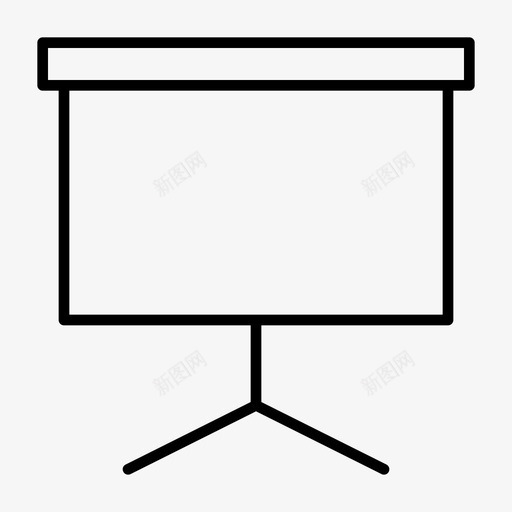 董事会商业演示svg_新图网 https://ixintu.com 商业 演示 董事会 幻灯片 教学 图标 完成
