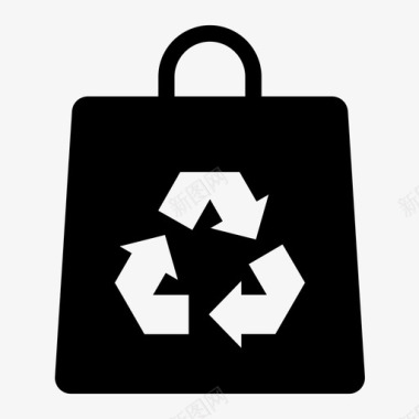 回收袋生态环境图标