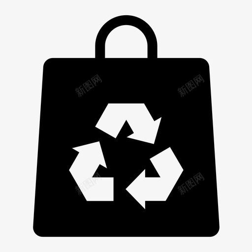 回收袋生态环境svg_新图网 https://ixintu.com 回收 生态 生态环境 可回收