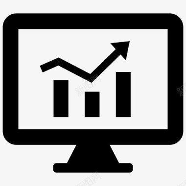 营销报告分析图表图标