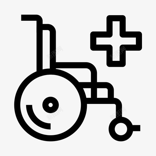 轮椅医疗保健医疗svg_新图网 https://ixintu.com 医疗 轮椅 医疗保健 放射科 医生 光光 医院