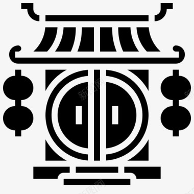 中国门古代入口图标