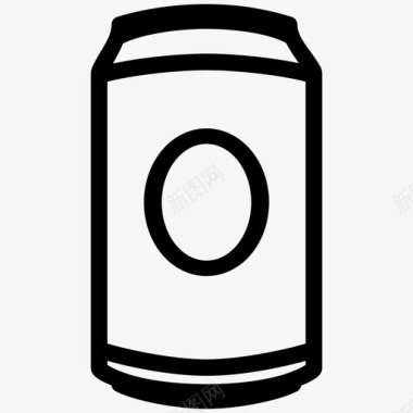 汽水罐啤酒可乐图标