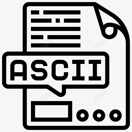 ascii代码文档svg_新图网 https://ixintu.com 代码 数字码表 文件 文本 文档