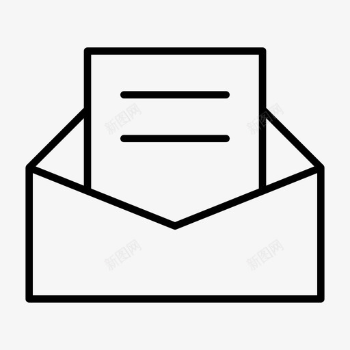 信件信封邀请函svg_新图网 https://ixintu.com 信件 信封 邀请函 邮件 信息 商务 图标 完成