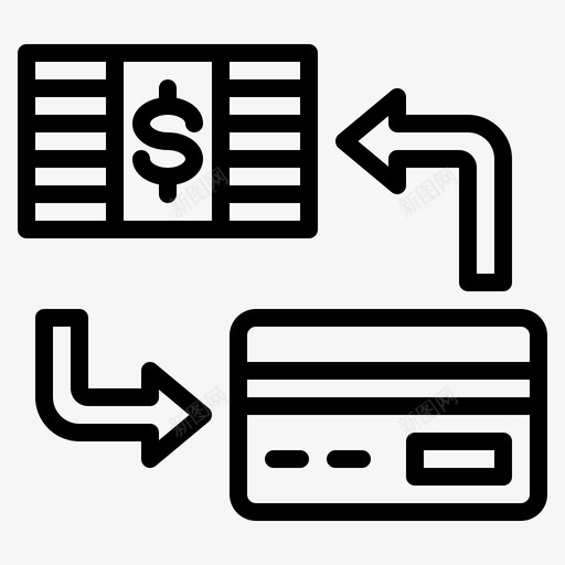 金融货币转移svg_新图网 https://ixintu.com 货币 金融 转移