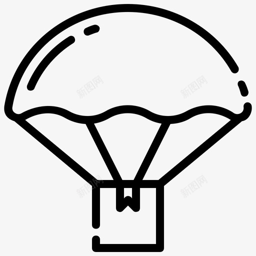 降落伞交付空运交付和物流概述svg_新图网 https://ixintu.com 交付 降落伞 空运 物流 概述