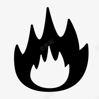 火焰火气体图标