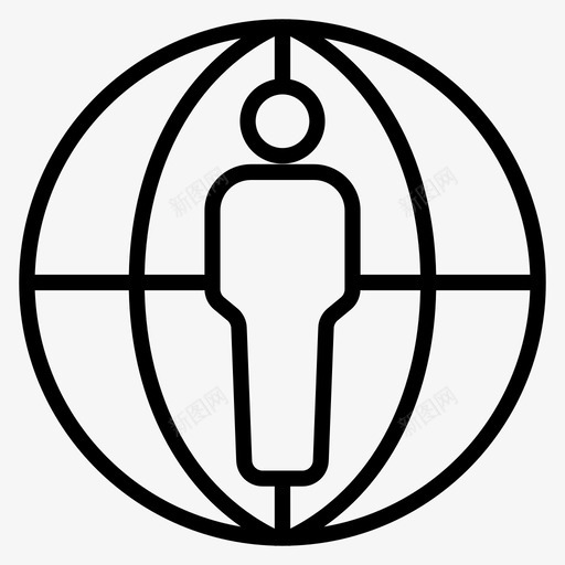 客户全球国际svg_新图网 https://ixintu.com 男性 客户 全球 国际 用户 虚拟 形象