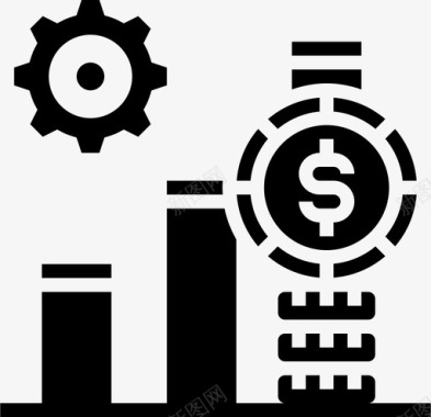 现金流图表经济图标