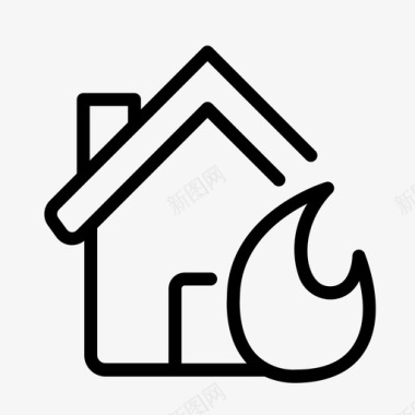 房屋建筑财产图标