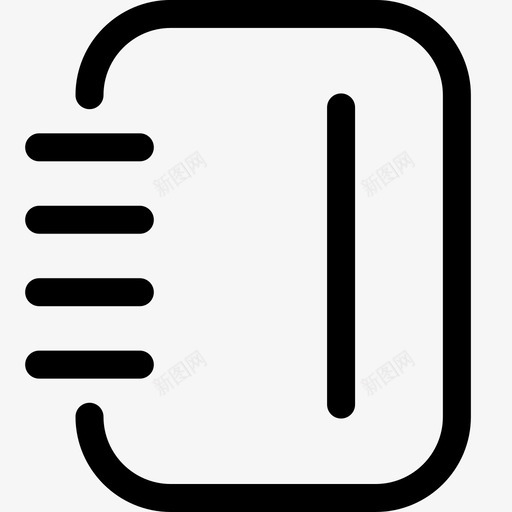 电话簿地址簿简约电话svg_新图网 https://ixintu.com 电话簿 地址簿 简约 电话