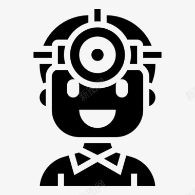 前照灯明亮探索图标
