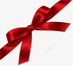 red gift ribbon  image漂浮物光素材