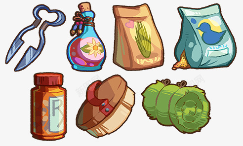 Game Items  Misc Supplies by IntroducingEmy on deviantART 图标png免抠素材_新图网 https://ixintu.com 图标