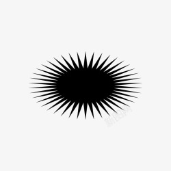 Abstract Shape 30 black on white 点线面素材