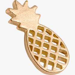 Gold metallic pineapple pendant charm茉茉双十一活动png免抠素材_新图网 https://ixintu.com 茉茉双 十一 活动