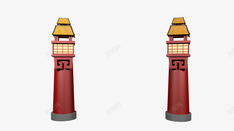 C4Dzhuzi点缀氛围png免抠素材_新图网 https://ixintu.com 点缀 氛围