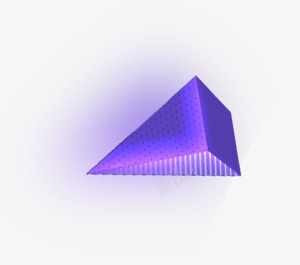 漂浮立体紫色三角png免抠素材_新图网 https://ixintu.com 漂浮 立体 三角 节日