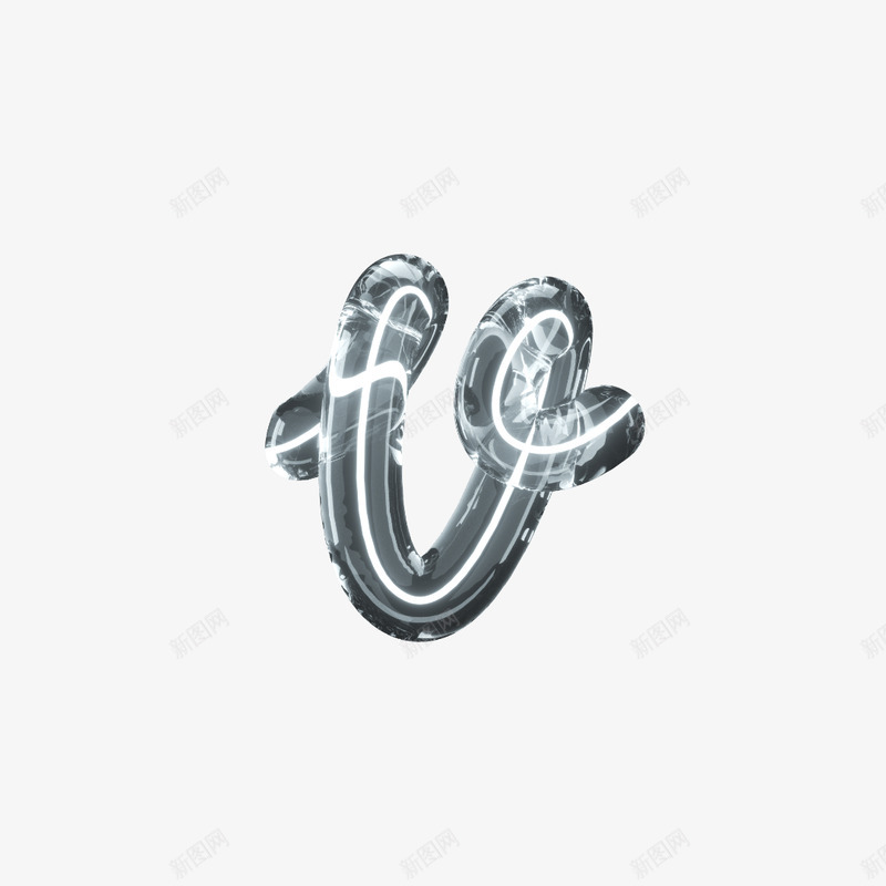 3d lettering v alphabet design    数字 amp 字母png免抠素材_新图网 https://ixintu.com 数字 字母