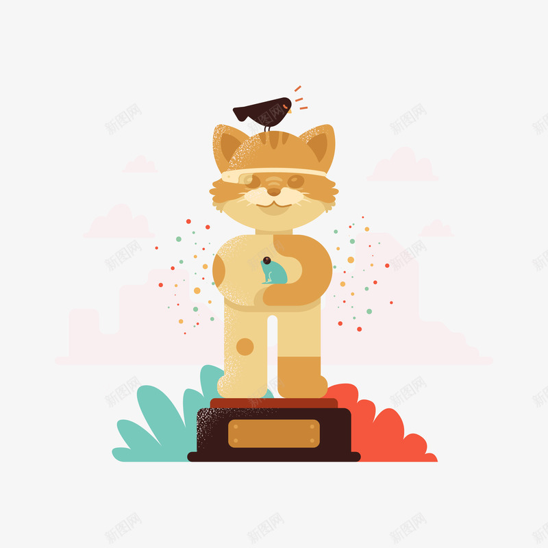 Product Hunt illustrations    插图png免抠素材_新图网 https://ixintu.com 插图