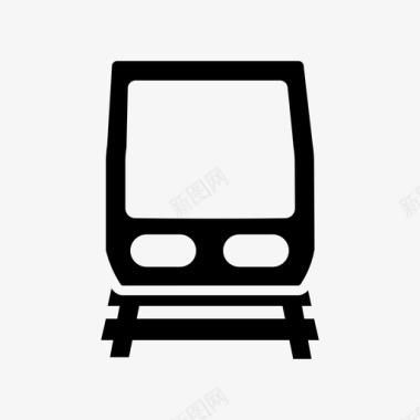 火车开车运输图标