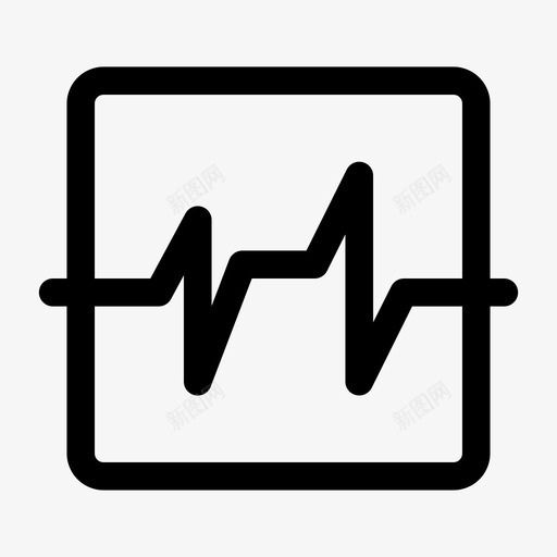心电图图表健康svg_新图网 https://ixintu.com 心率 心电图 图表 健康 医学 脉搏