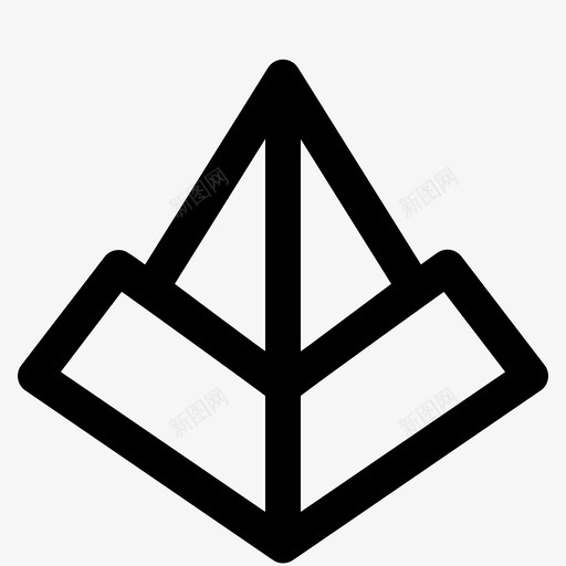 金字塔形式地标svg_新图网 https://ixintu.com 用户界面 金字塔 形式 地标 纪念碑 杂项