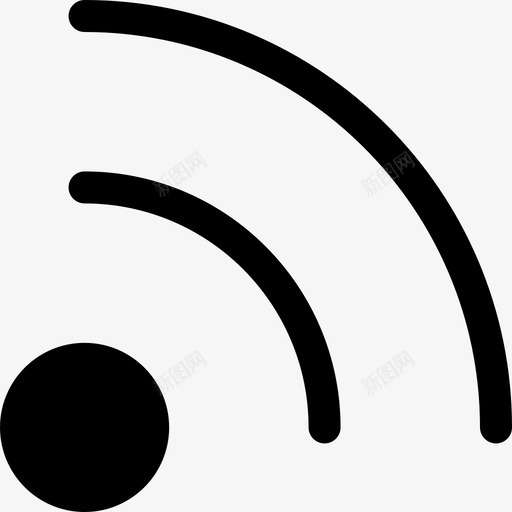 wifi互联网在线svg_新图网 https://ixintu.com 互联网 在线 无线