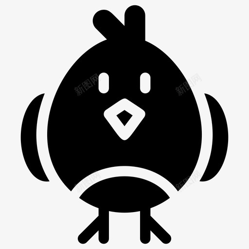 小鸡复活节彩蛋svg_新图网 https://ixintu.com 复活节 小鸡 快乐 彩蛋 雕文