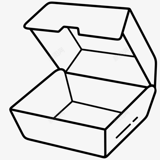 纸食品盒制造定制尺寸svg_新图网 https://ixintu.com 食品 盒纸 制造 定制 尺寸