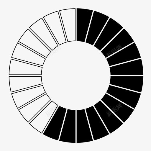 十四进度环svg_新图网 https://ixintu.com 进度 十四 环段