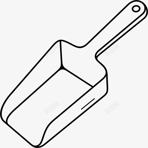 手勺容量处理svg_新图网 https://ixintu.com 手勺手 容量 处理 塑料 散装 材料