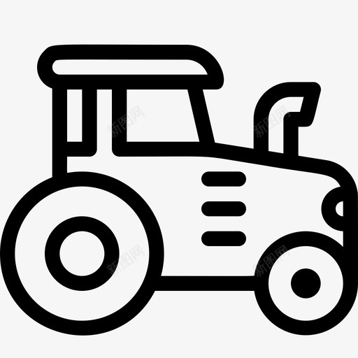 拖拉机农业汽车svg_新图网 https://ixintu.com 运输车 拖拉机 农业 汽车 机械