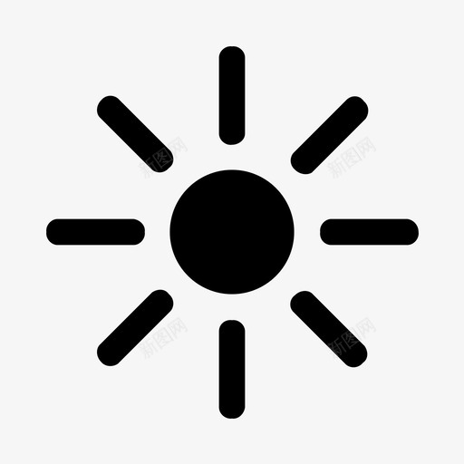 太阳气候能源svg_新图网 https://ixintu.com 太阳 气候 能源 阳光 天气