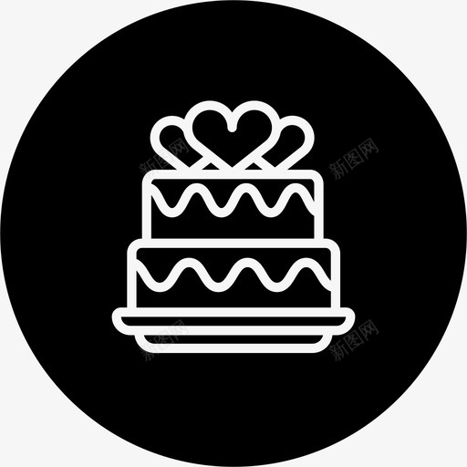 周年蛋糕庆典结婚svg_新图网 https://ixintu.com 蛋糕 周年 庆典 结婚 婚礼