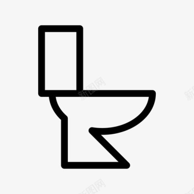 抽水马桶浴室盥洗室图标