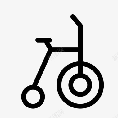 自行车旧的老式的图标