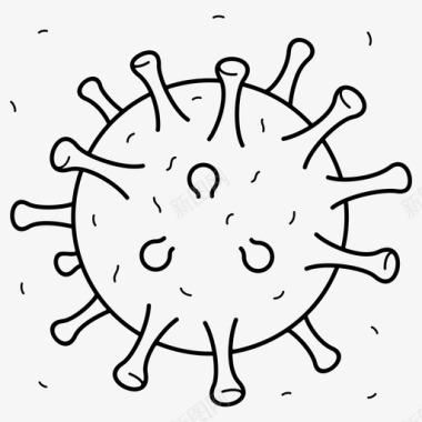 流感季节流感疫苗流感图标