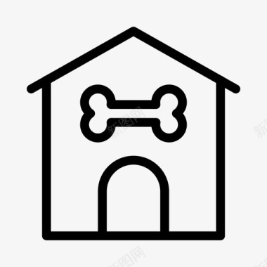 狗骨头狗屋图标
